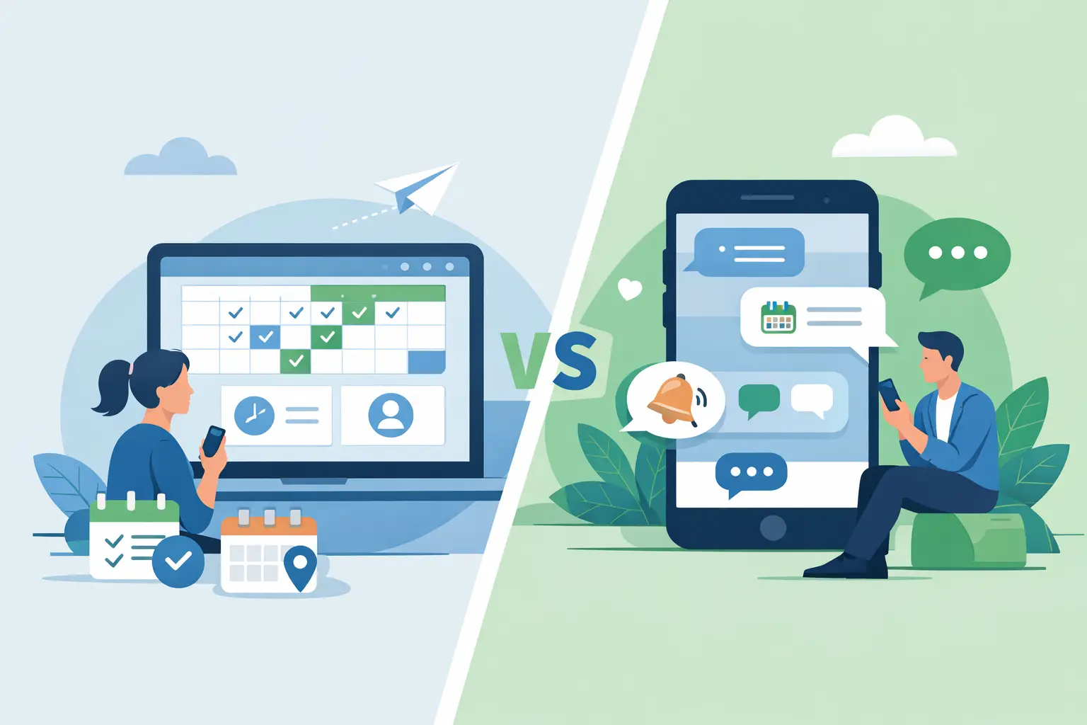 Software de reservas versus WhatsApp: qual rende?